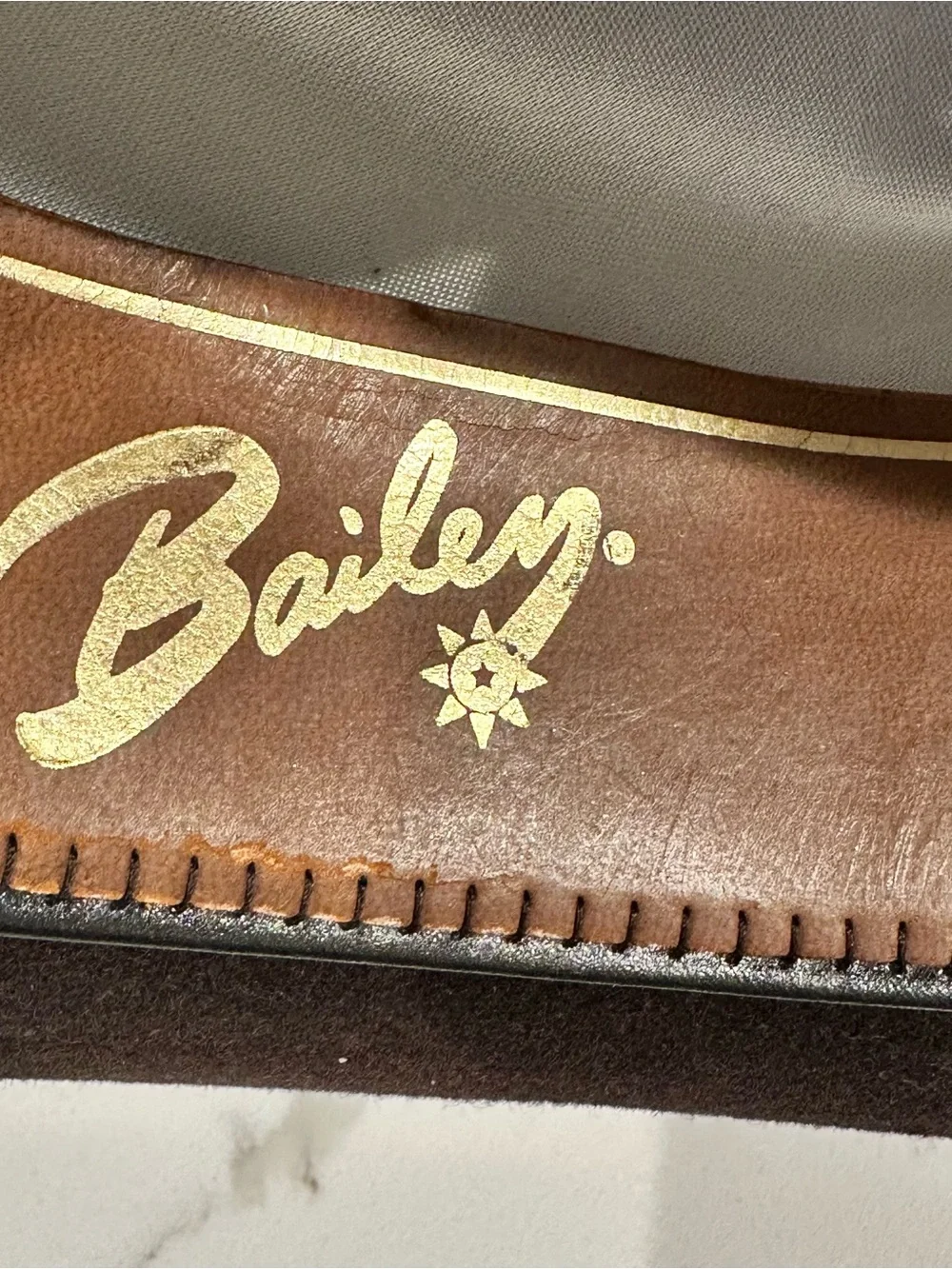 Bailey 4X Lightning Angora Blend Felt Cowboy Hat Chocolate Brown 6 5/8 Made USA